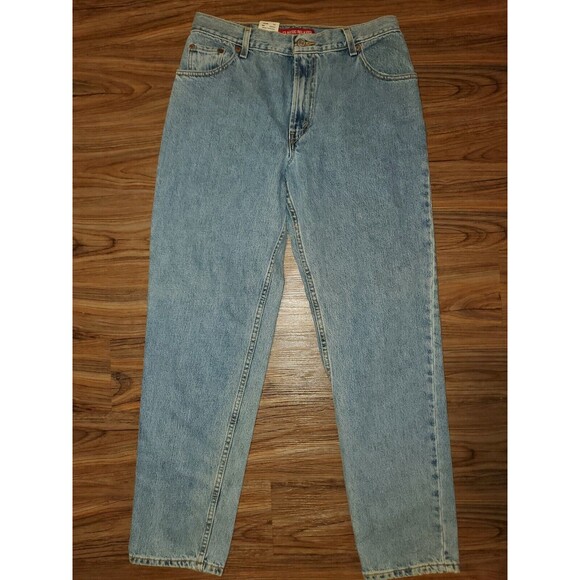 Levi's Denim - Vintage NWT Levi’s 550 Relaxed Light Wash Tapered Jeans Size 14 Misses Long